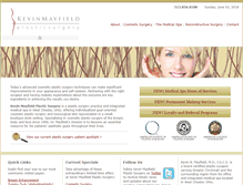 Tablet Screenshot of drkevinmayfield.com